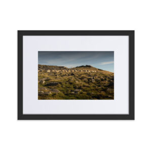Matte Paper Framed Poster With Mat