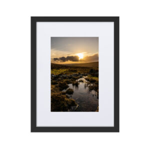 Matte Paper Framed Poster With Mat