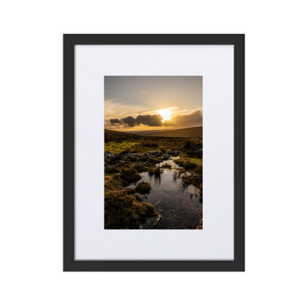 Matte Paper Framed Poster With Mat