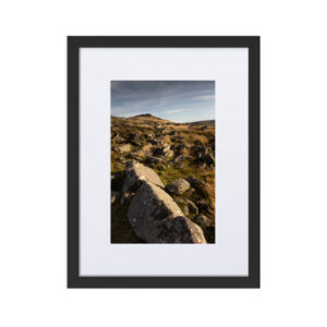 Matte Paper Framed Poster With Mat
