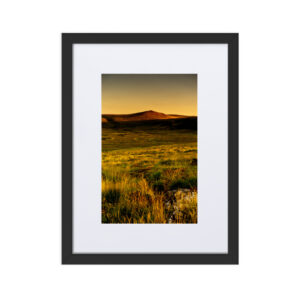 Matte Paper Framed Poster With Mat