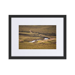 Matte Paper Framed Poster With Mat