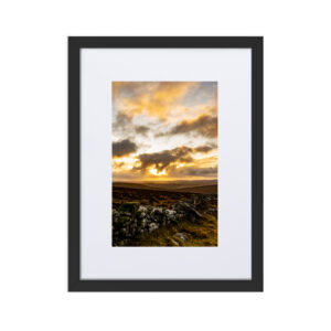 Matte Paper Framed Poster With Mat