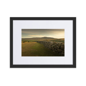 Matte Paper Framed Poster With Mat